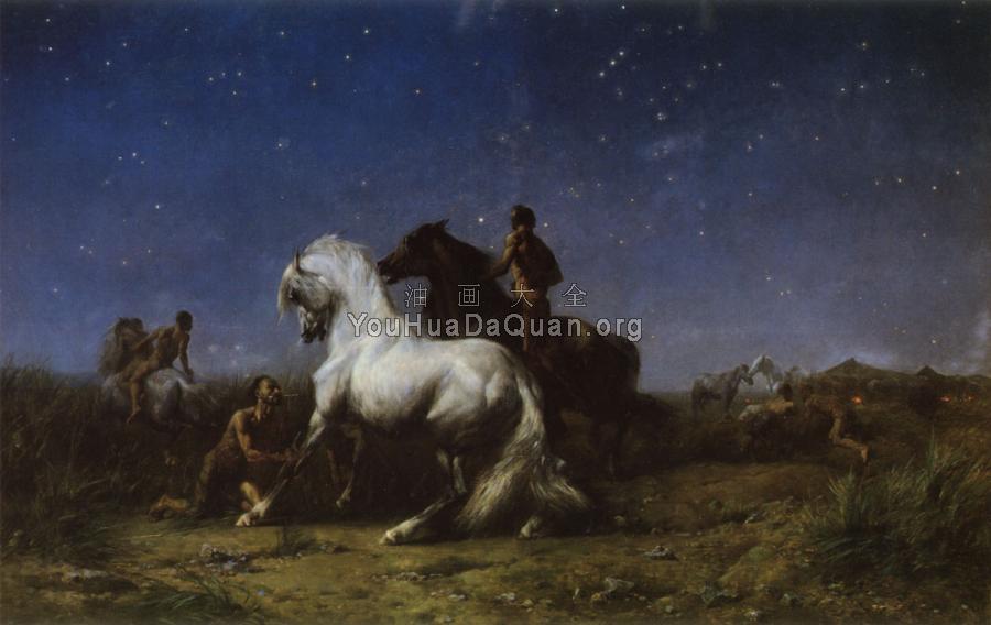 Voleurs De Nuit Sahara Algerien - 尤金·弗罗芒坦